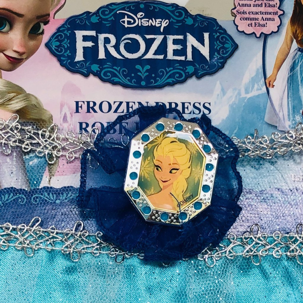 Disney Frozen Elsa Dress Up Costume Outfit 4-6X Girls Gift Party New w/Tag - Picture 15 of 15